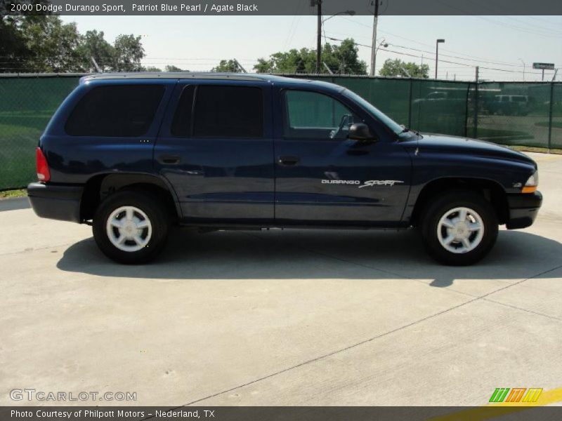 Patriot Blue Pearl / Agate Black 2000 Dodge Durango Sport