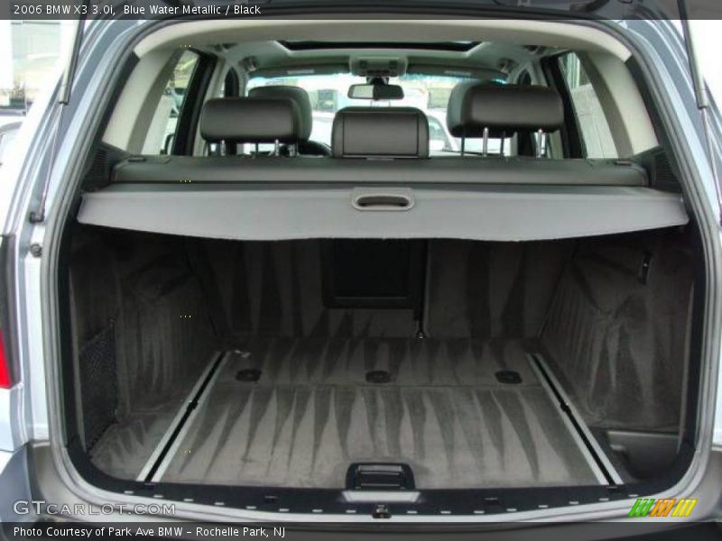Blue Water Metallic / Black 2006 BMW X3 3.0i