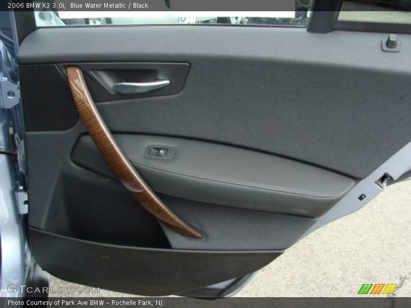 Blue Water Metallic / Black 2006 BMW X3 3.0i