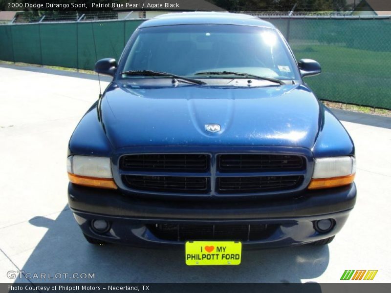 Patriot Blue Pearl / Agate Black 2000 Dodge Durango Sport