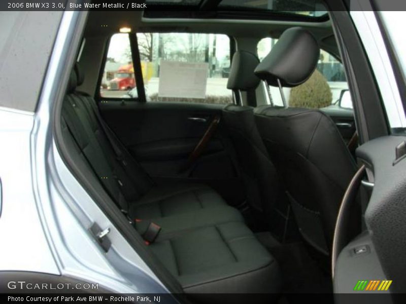 Blue Water Metallic / Black 2006 BMW X3 3.0i