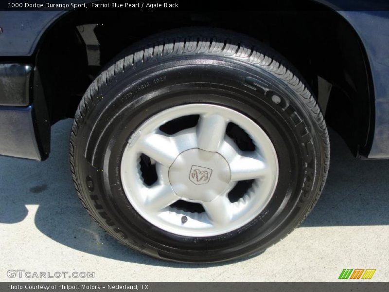 Patriot Blue Pearl / Agate Black 2000 Dodge Durango Sport
