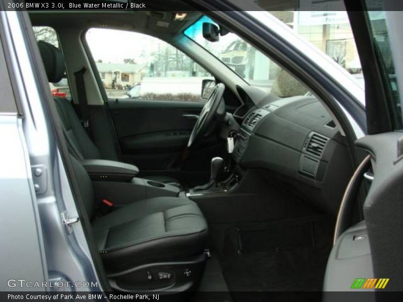 Blue Water Metallic / Black 2006 BMW X3 3.0i