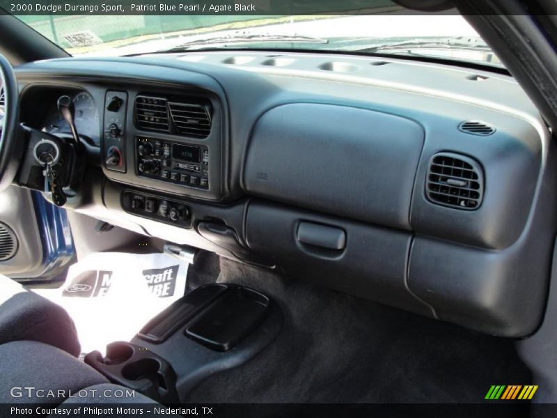 Patriot Blue Pearl / Agate Black 2000 Dodge Durango Sport