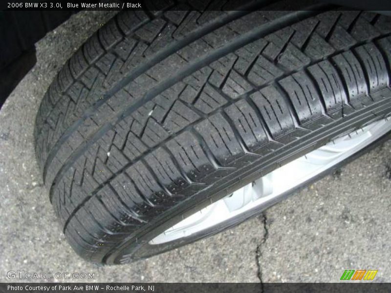 Blue Water Metallic / Black 2006 BMW X3 3.0i