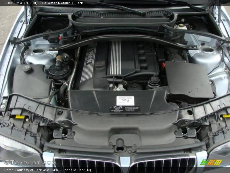 Blue Water Metallic / Black 2006 BMW X3 3.0i