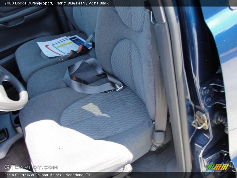 Patriot Blue Pearl / Agate Black 2000 Dodge Durango Sport