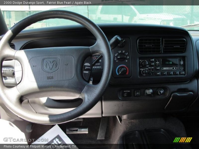Patriot Blue Pearl / Agate Black 2000 Dodge Durango Sport