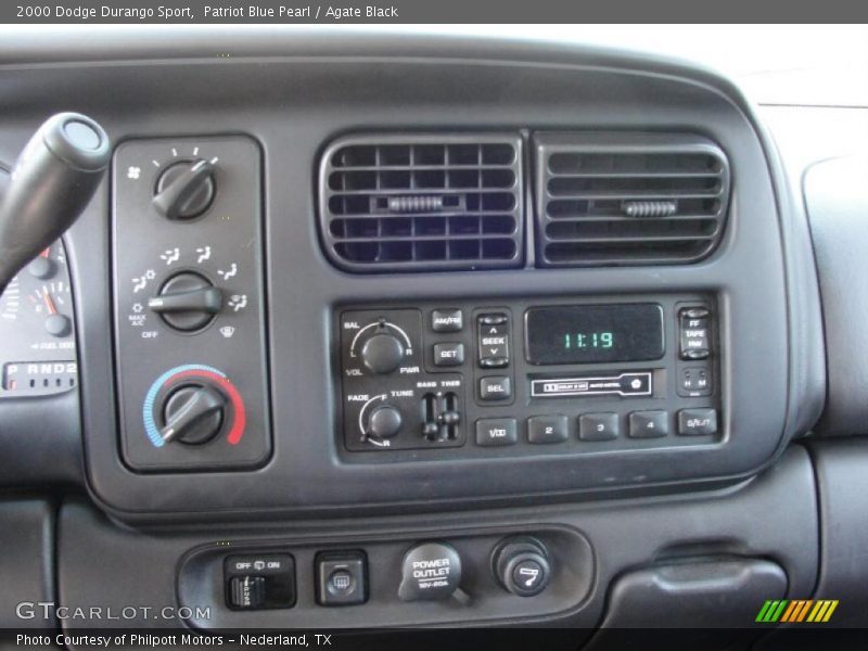 Patriot Blue Pearl / Agate Black 2000 Dodge Durango Sport