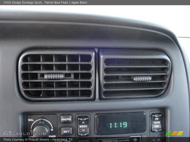 Patriot Blue Pearl / Agate Black 2000 Dodge Durango Sport