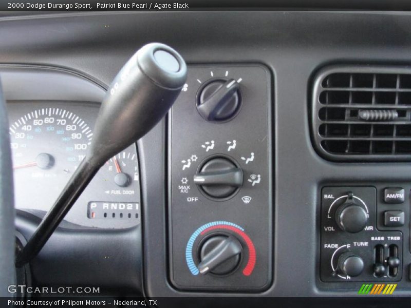 Patriot Blue Pearl / Agate Black 2000 Dodge Durango Sport