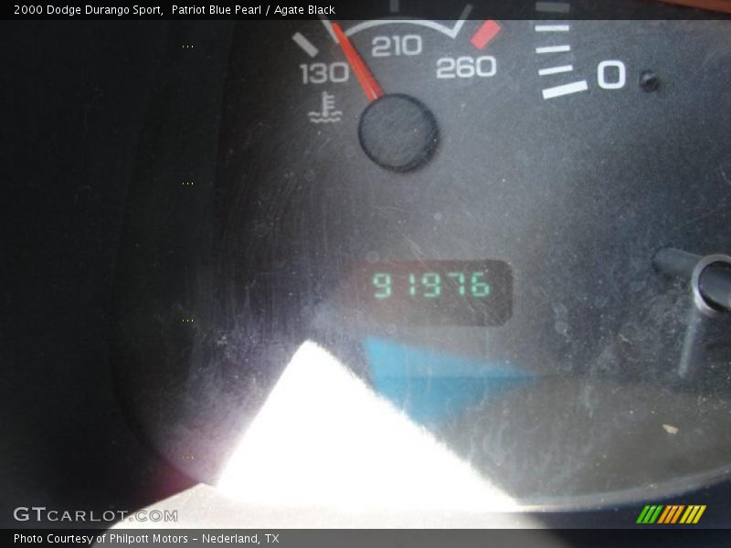 Patriot Blue Pearl / Agate Black 2000 Dodge Durango Sport