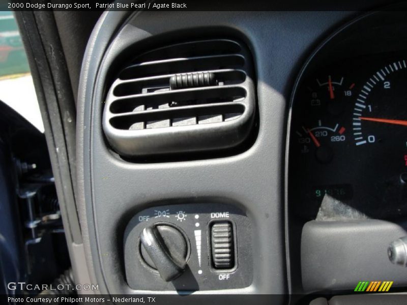 Patriot Blue Pearl / Agate Black 2000 Dodge Durango Sport