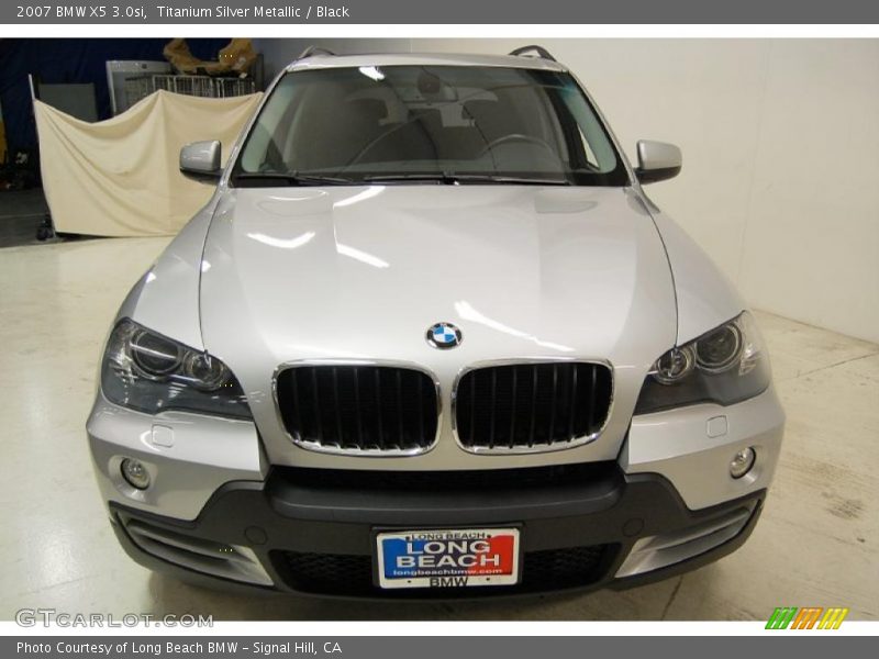 Titanium Silver Metallic / Black 2007 BMW X5 3.0si
