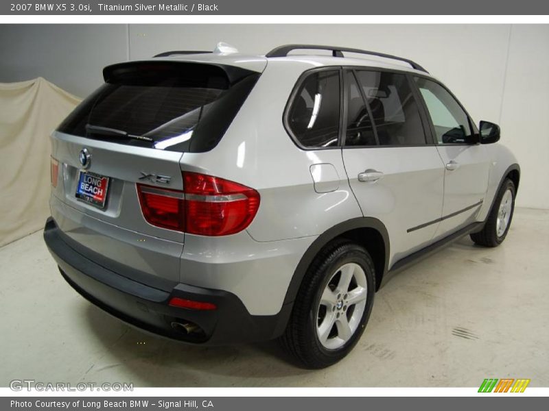 Titanium Silver Metallic / Black 2007 BMW X5 3.0si