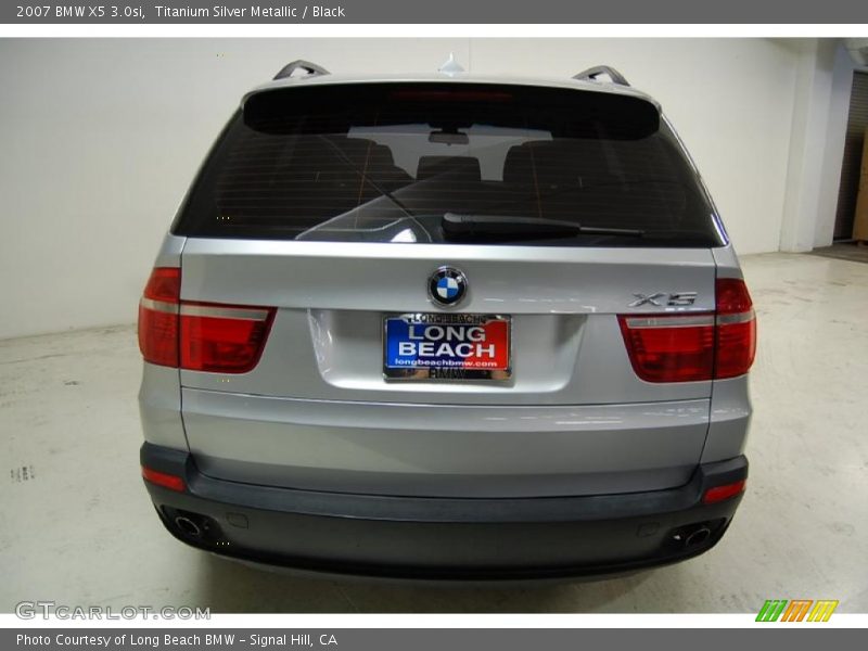 Titanium Silver Metallic / Black 2007 BMW X5 3.0si