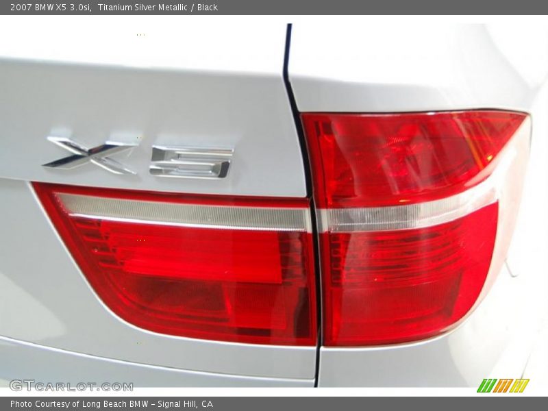 Titanium Silver Metallic / Black 2007 BMW X5 3.0si
