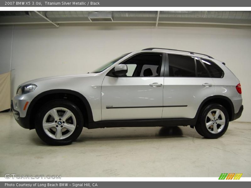 Titanium Silver Metallic / Black 2007 BMW X5 3.0si