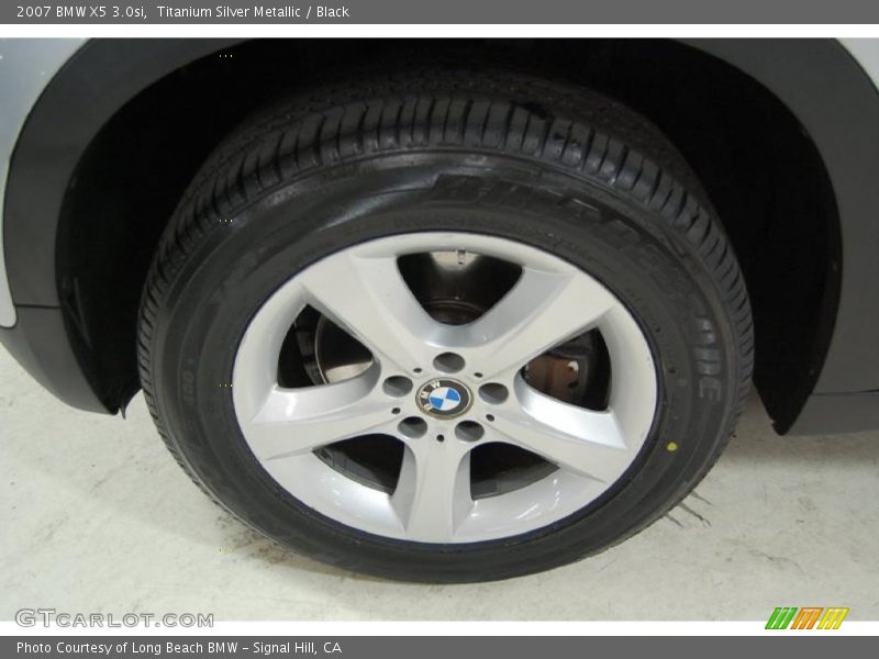 Titanium Silver Metallic / Black 2007 BMW X5 3.0si