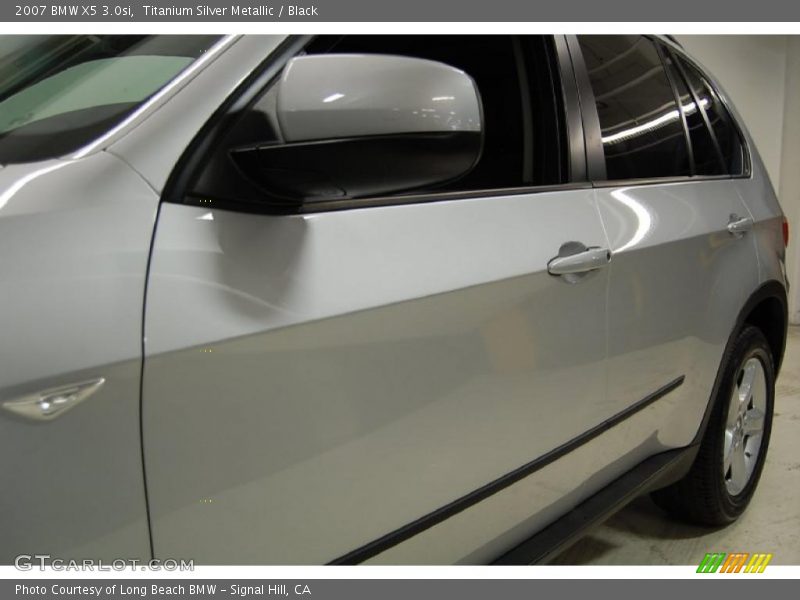 Titanium Silver Metallic / Black 2007 BMW X5 3.0si