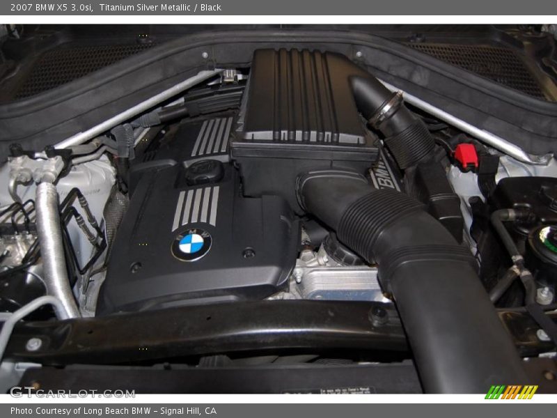 Titanium Silver Metallic / Black 2007 BMW X5 3.0si