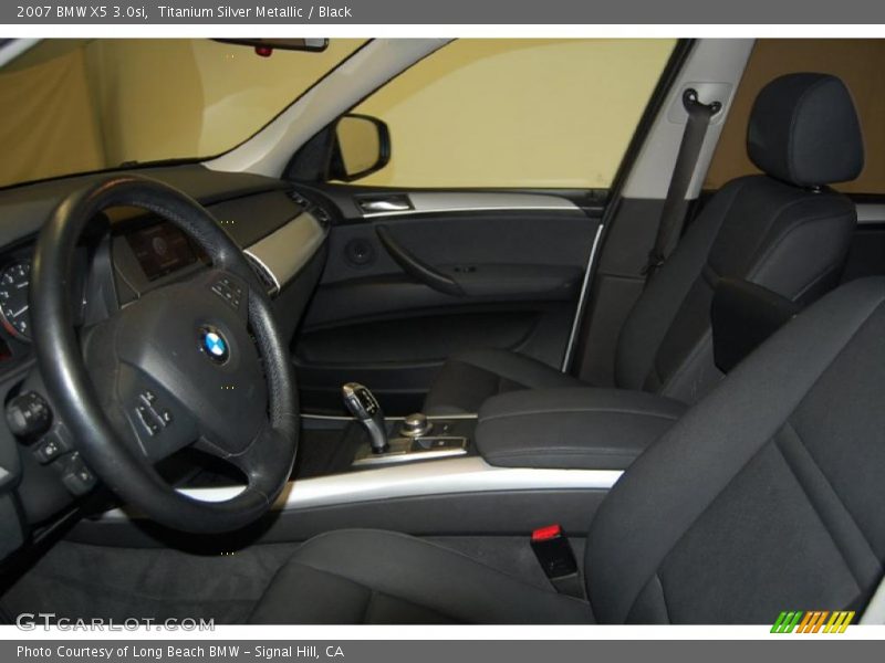 Titanium Silver Metallic / Black 2007 BMW X5 3.0si