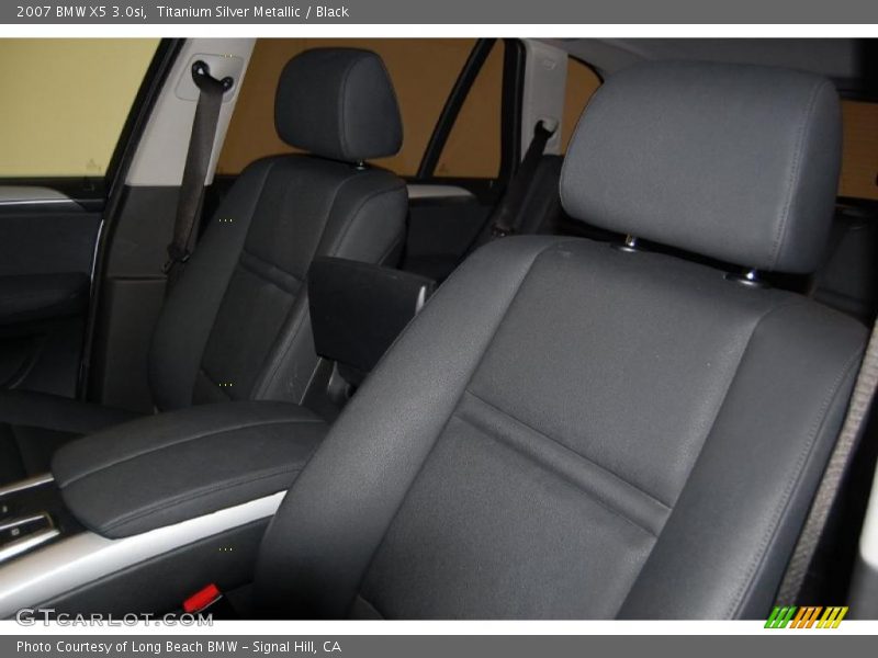 Titanium Silver Metallic / Black 2007 BMW X5 3.0si