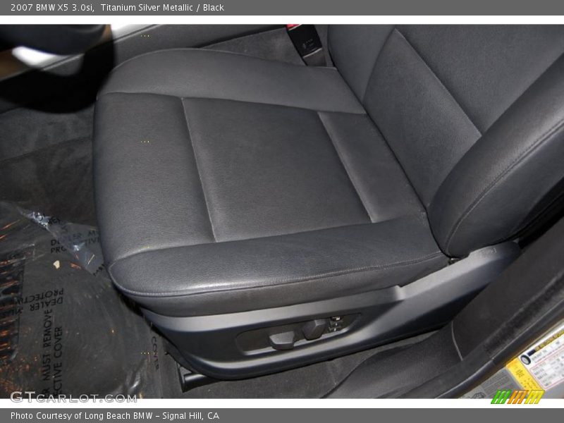 Titanium Silver Metallic / Black 2007 BMW X5 3.0si