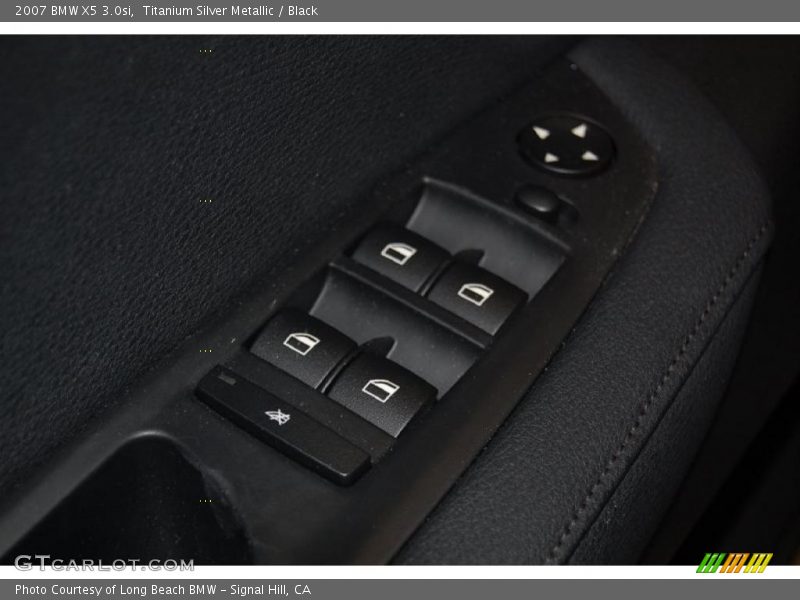 Titanium Silver Metallic / Black 2007 BMW X5 3.0si