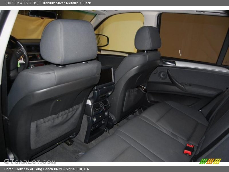 Titanium Silver Metallic / Black 2007 BMW X5 3.0si