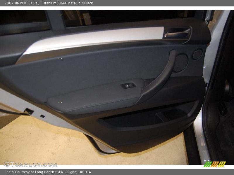 Titanium Silver Metallic / Black 2007 BMW X5 3.0si