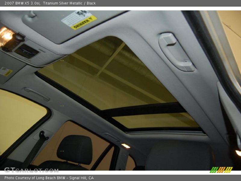 Titanium Silver Metallic / Black 2007 BMW X5 3.0si