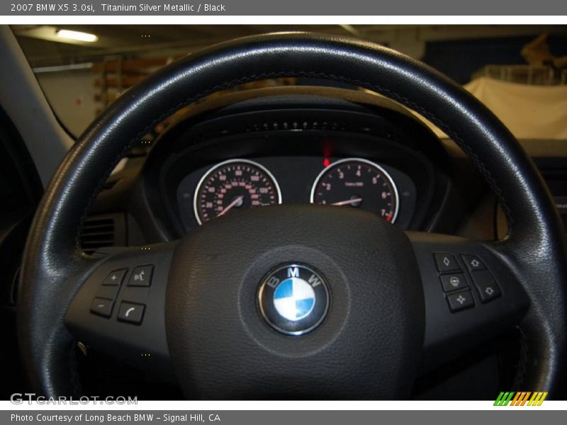 Titanium Silver Metallic / Black 2007 BMW X5 3.0si