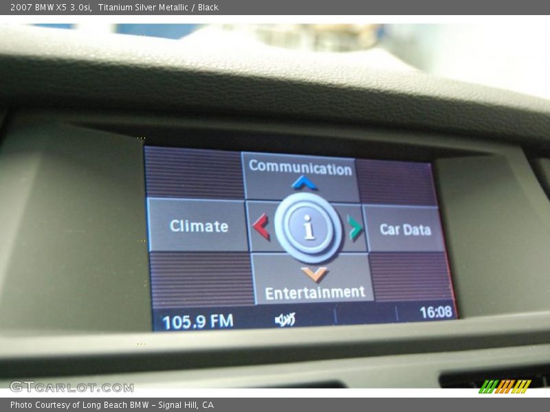 Titanium Silver Metallic / Black 2007 BMW X5 3.0si