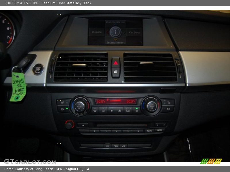 Titanium Silver Metallic / Black 2007 BMW X5 3.0si