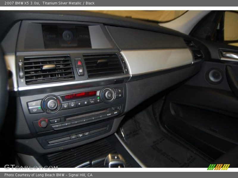 Titanium Silver Metallic / Black 2007 BMW X5 3.0si