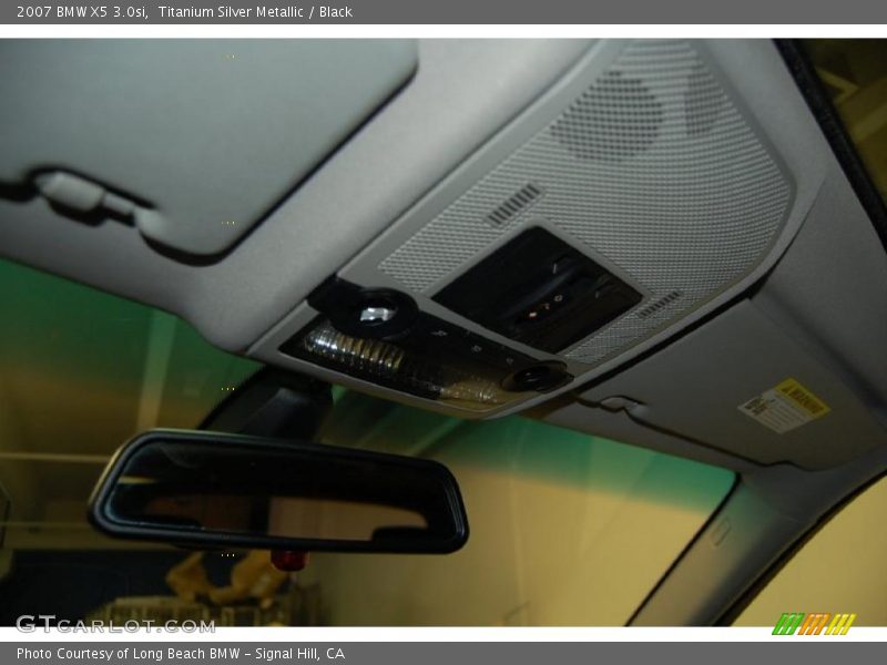 Titanium Silver Metallic / Black 2007 BMW X5 3.0si