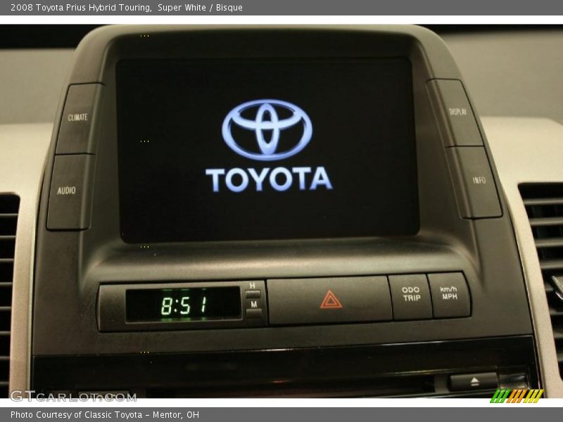 Super White / Bisque 2008 Toyota Prius Hybrid Touring