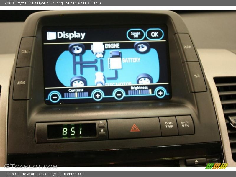 Super White / Bisque 2008 Toyota Prius Hybrid Touring