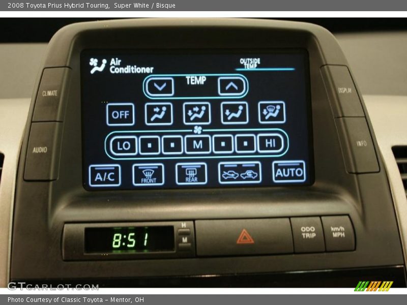 Super White / Bisque 2008 Toyota Prius Hybrid Touring