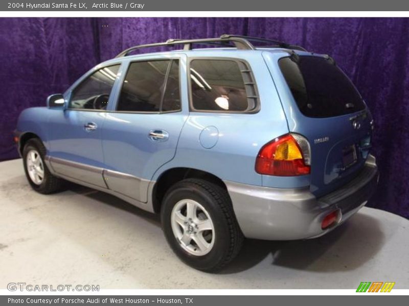 Arctic Blue / Gray 2004 Hyundai Santa Fe LX