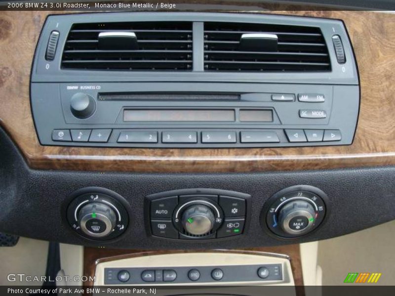 Monaco Blue Metallic / Beige 2006 BMW Z4 3.0i Roadster