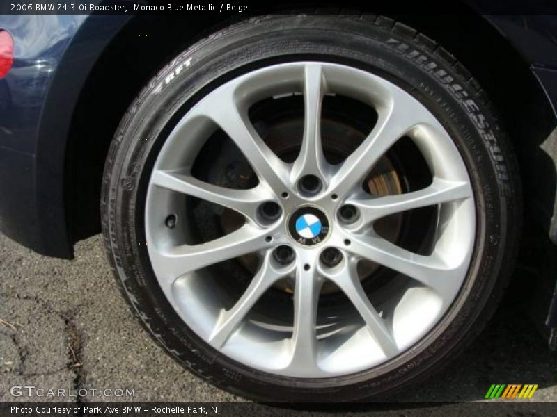 Monaco Blue Metallic / Beige 2006 BMW Z4 3.0i Roadster