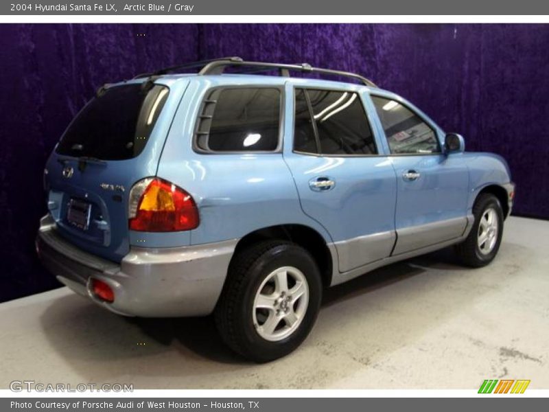 Arctic Blue / Gray 2004 Hyundai Santa Fe LX