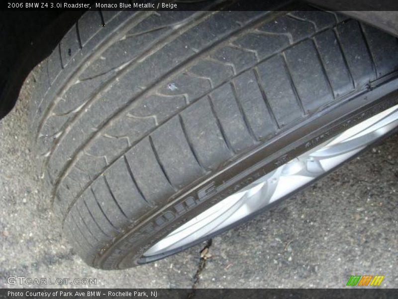 Monaco Blue Metallic / Beige 2006 BMW Z4 3.0i Roadster