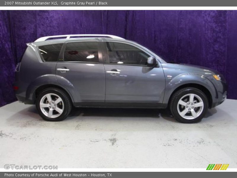 Graphite Gray Pearl / Black 2007 Mitsubishi Outlander XLS
