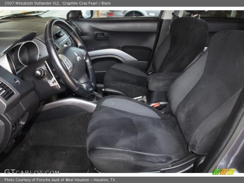 Graphite Gray Pearl / Black 2007 Mitsubishi Outlander XLS