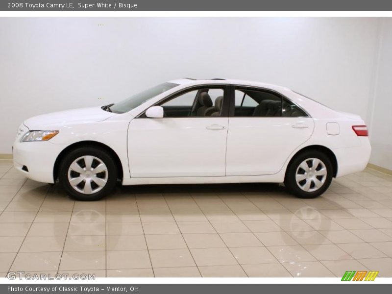 Super White / Bisque 2008 Toyota Camry LE