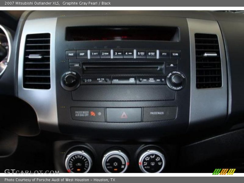 Graphite Gray Pearl / Black 2007 Mitsubishi Outlander XLS