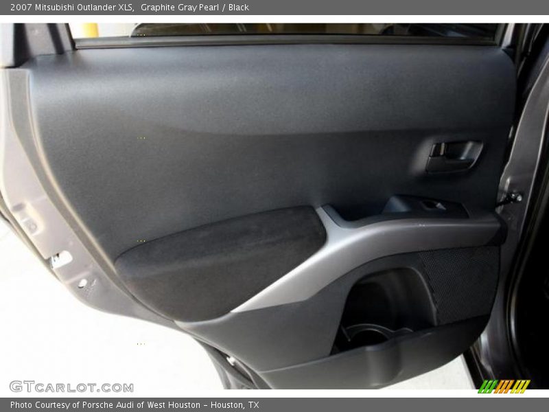 Graphite Gray Pearl / Black 2007 Mitsubishi Outlander XLS